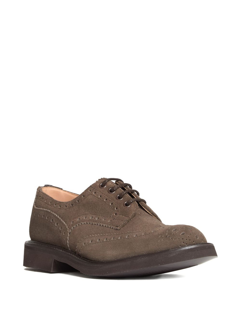 Tricker's Bourton suede derby brogues outlook