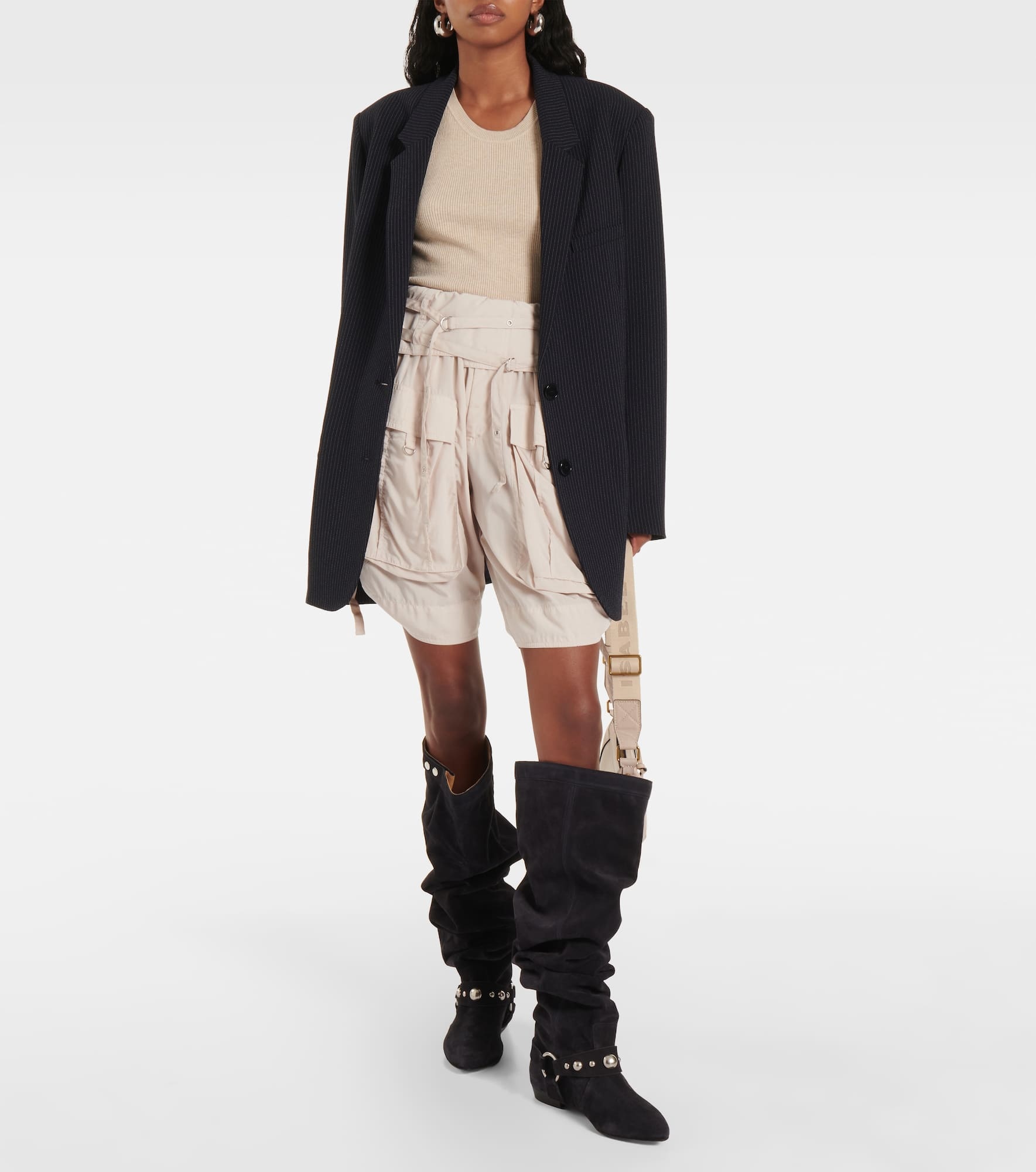 Selize suede knee-high boots - 2