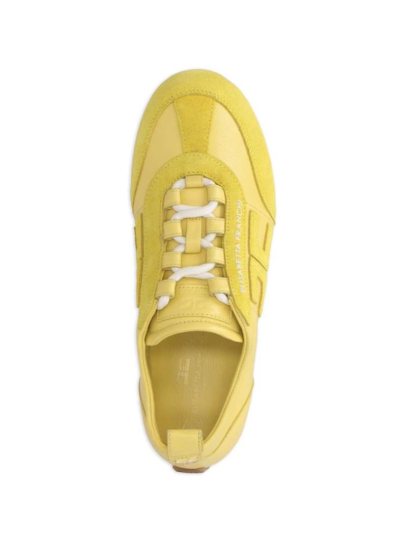 logo-patch panelled sneakers 4