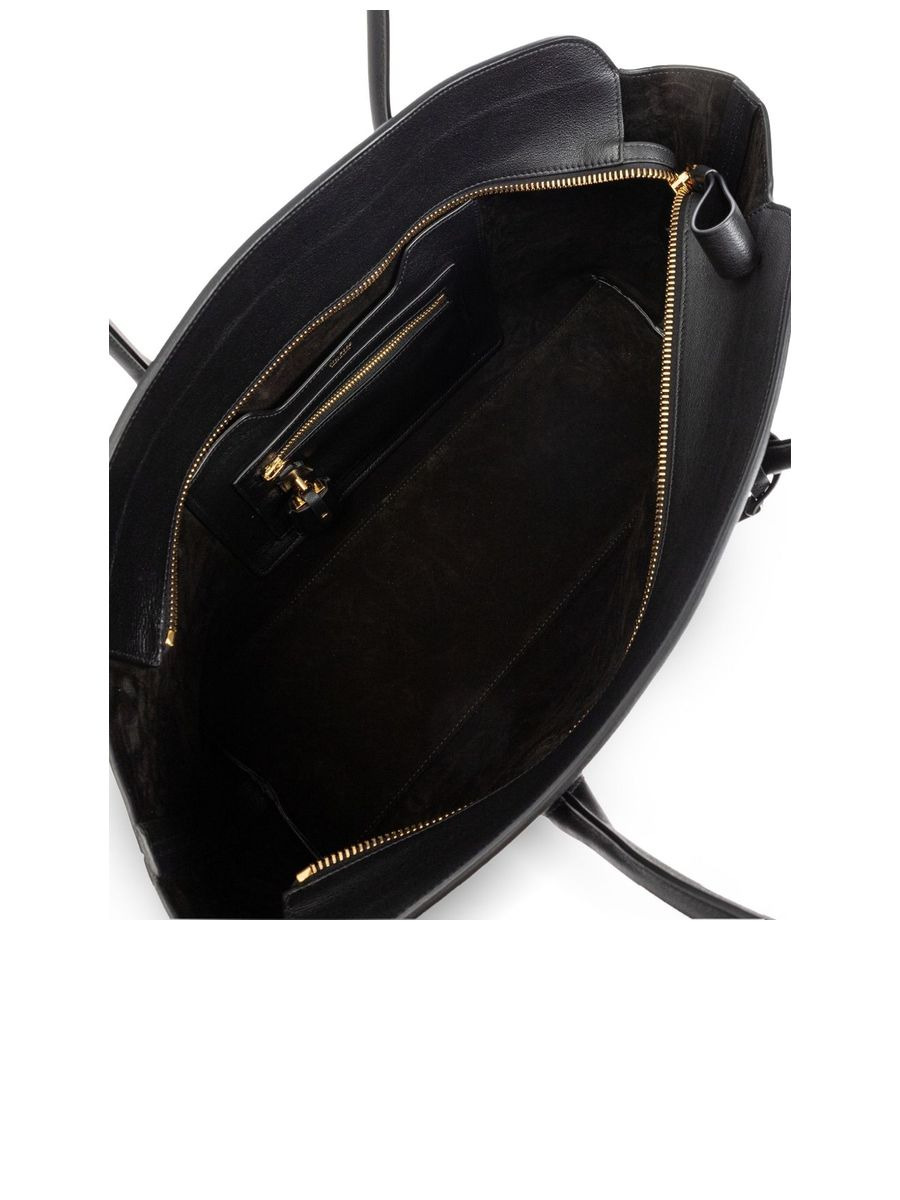 Large Leather Shopper - 5