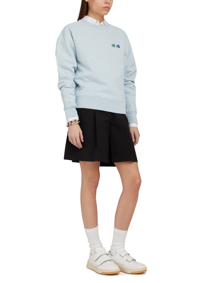 Tricolor Fox Patch Adjusted sweatshirt - 2