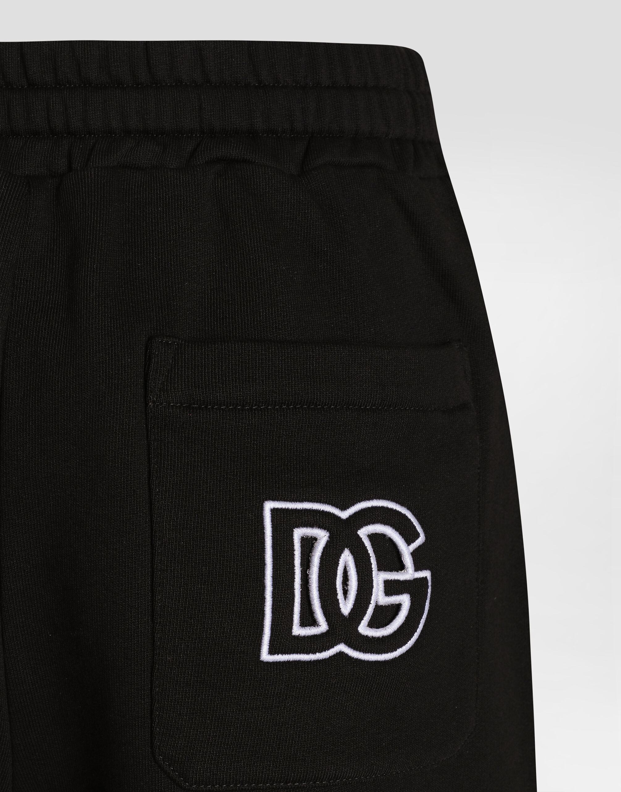 Fleece shorts with DG embroidery - 3