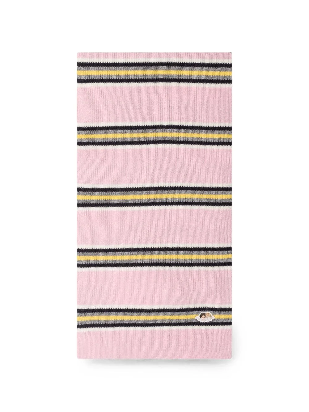 angel-patch striped scarf - 1
