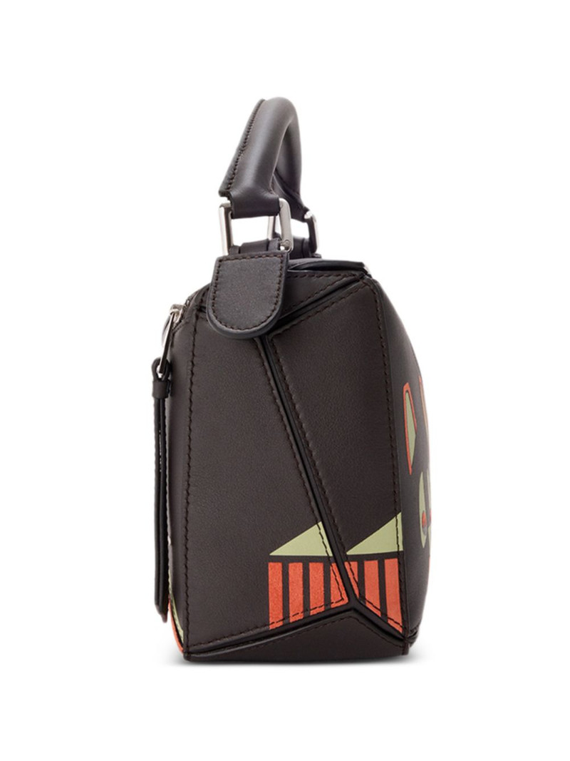small Puzzle Futurist Cat tote bag 5