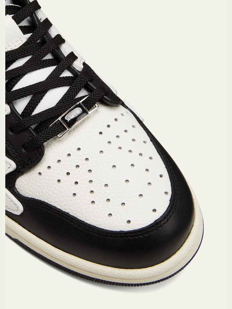 AMIRI Men's Skel Bicolor Leather Low-Top Sneakers outlook