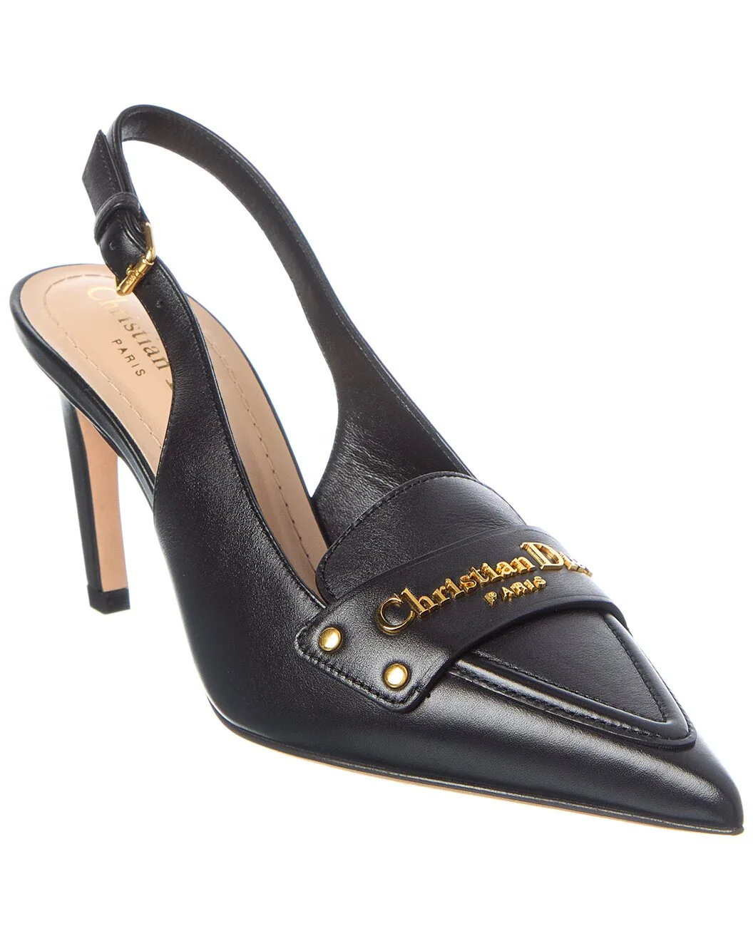Dior Boy Leather Slingback Pump - 1