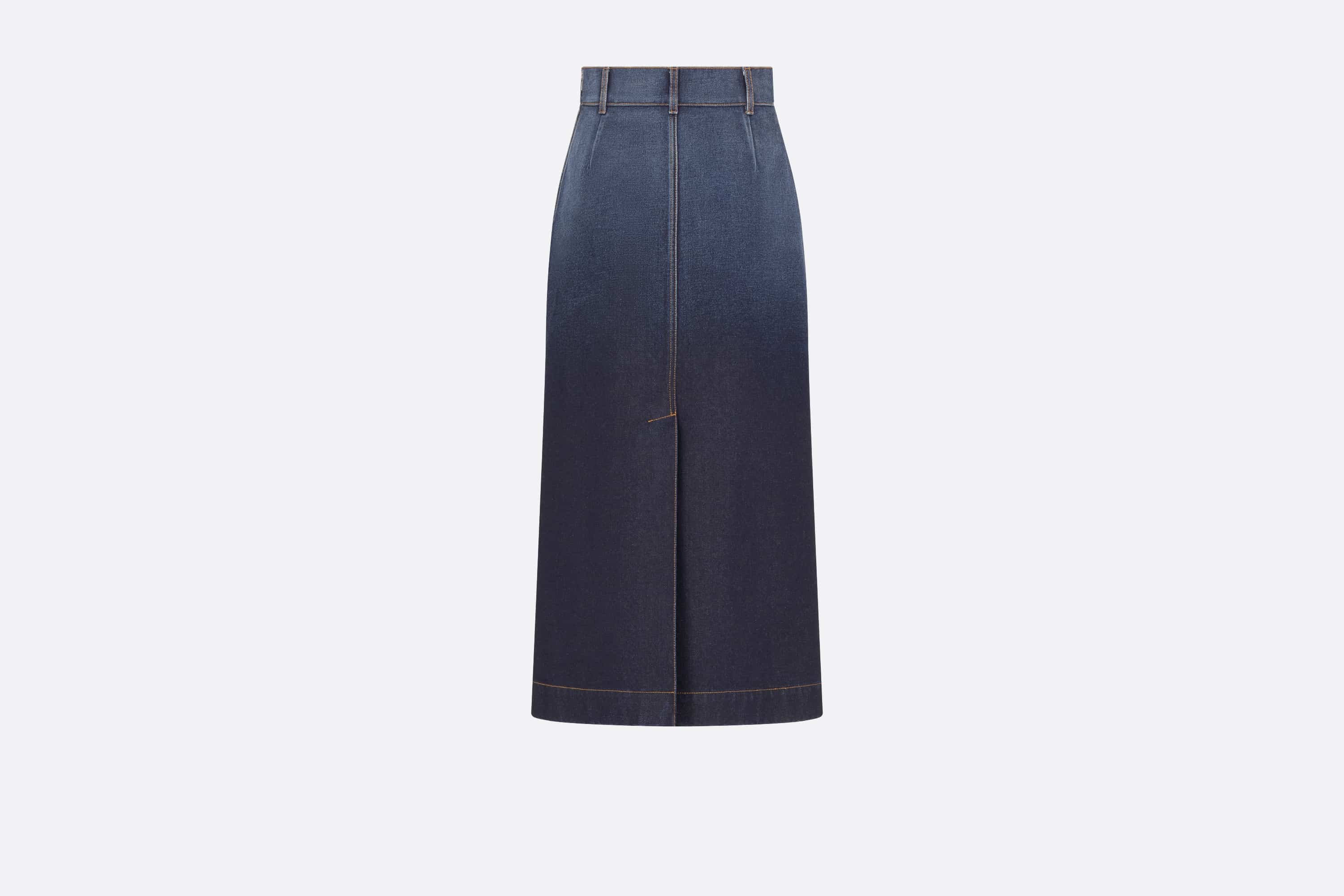 Mid-Length Straight-Cut Skirt - 2