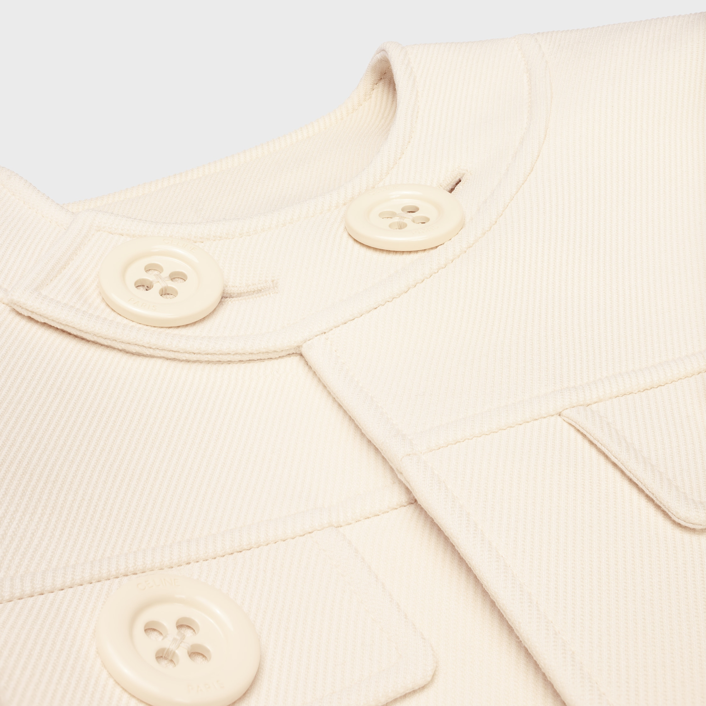 brompton jacket in wool silk gabardine - 3