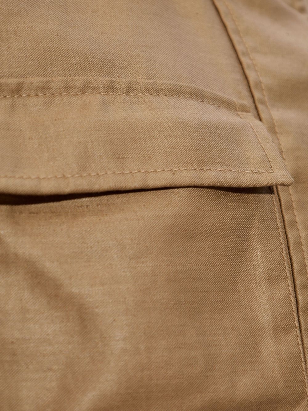 linen utility jacket - 5