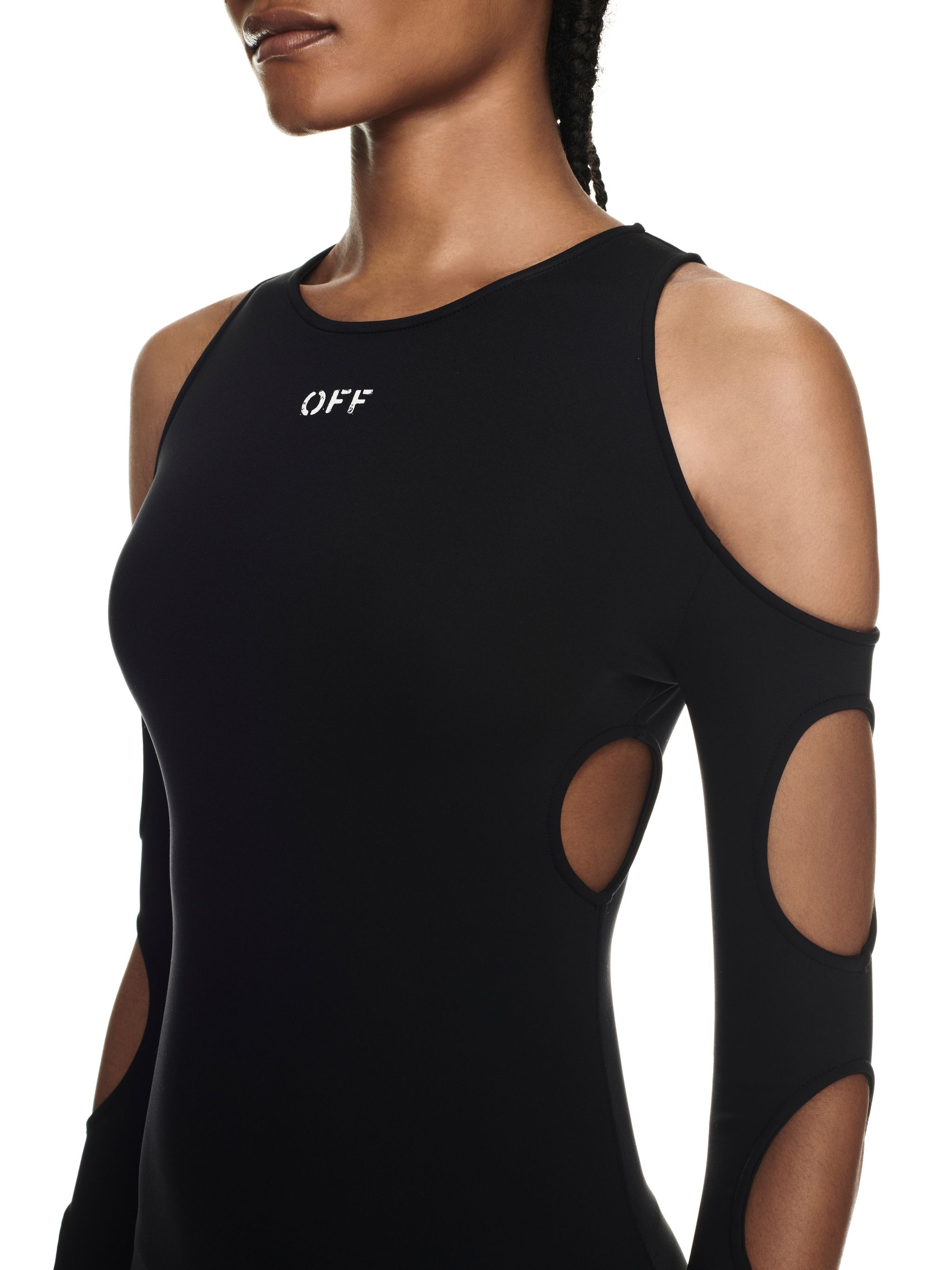 Sleek Holes Ls Mini Dress - 5