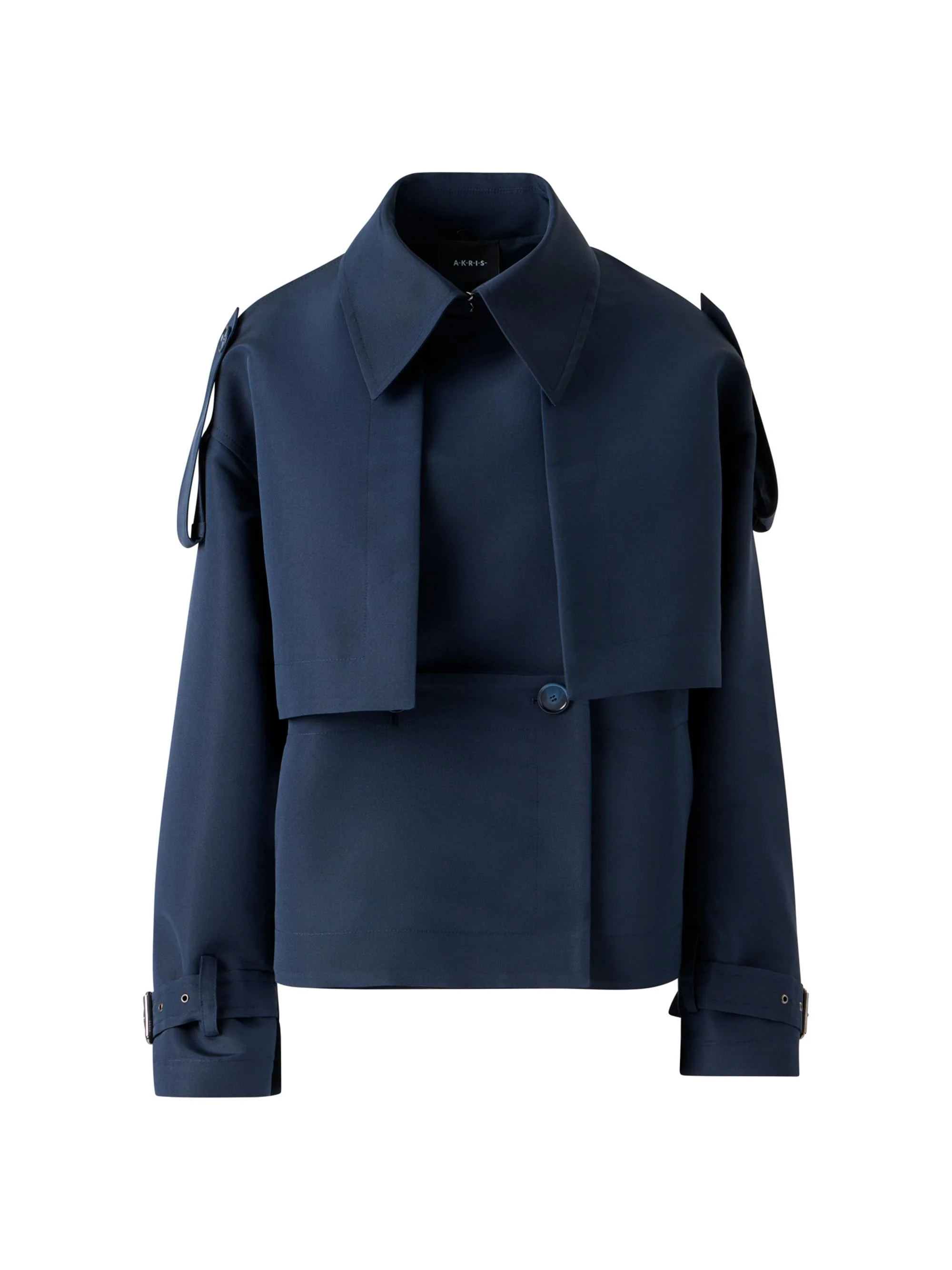Women's David Deconstructed Trench Jacket - Navy - 1