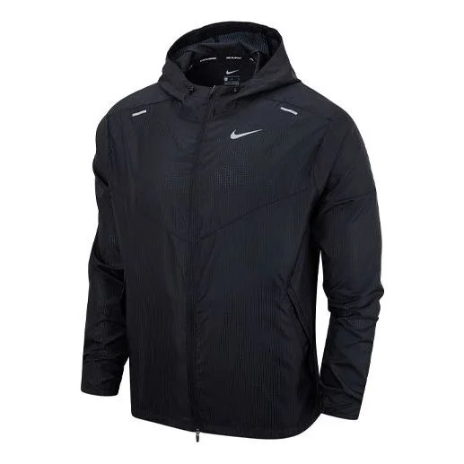 Nike Windrunner Woven Reflective Jacket Black DB4092-010 - 1