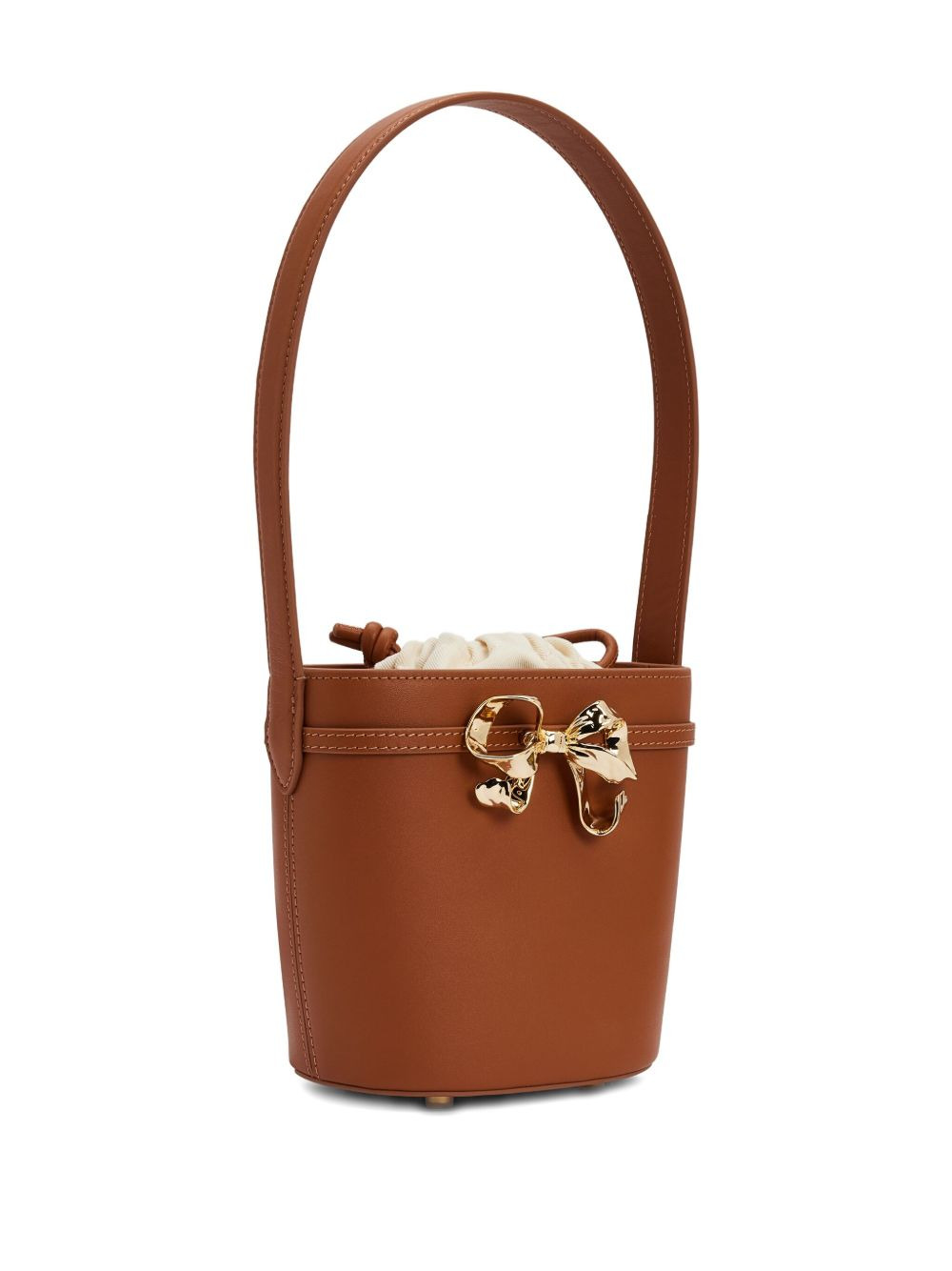 bow-embellished bucket bag - 4