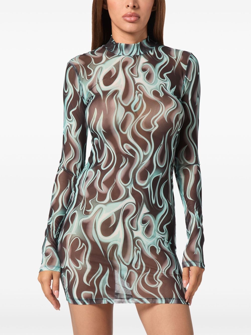 Flame minidress - 3