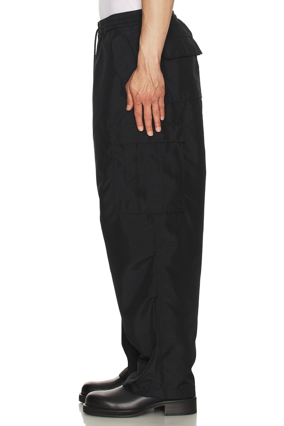 Polyester Matte Cloth Pants - 4