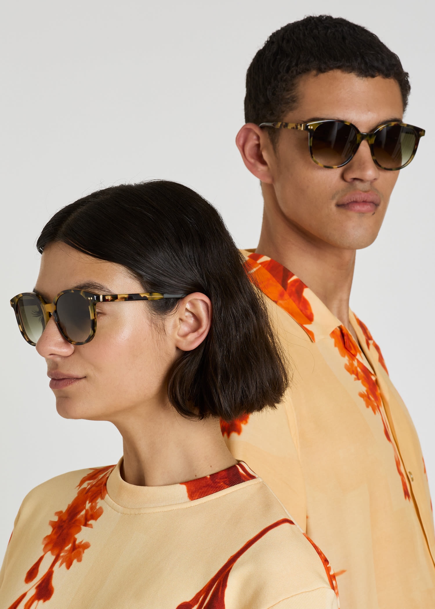 Havana Khaki 'Finch' Sunglasses - 7