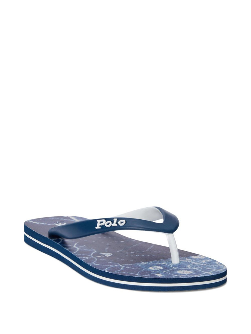 Polo Ralph Lauren logo-embossed flip-flops outlook