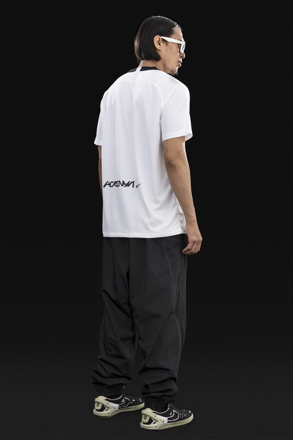 GGG-T1-100 Nike® Acronym® Stadium Jersey White/White - 3