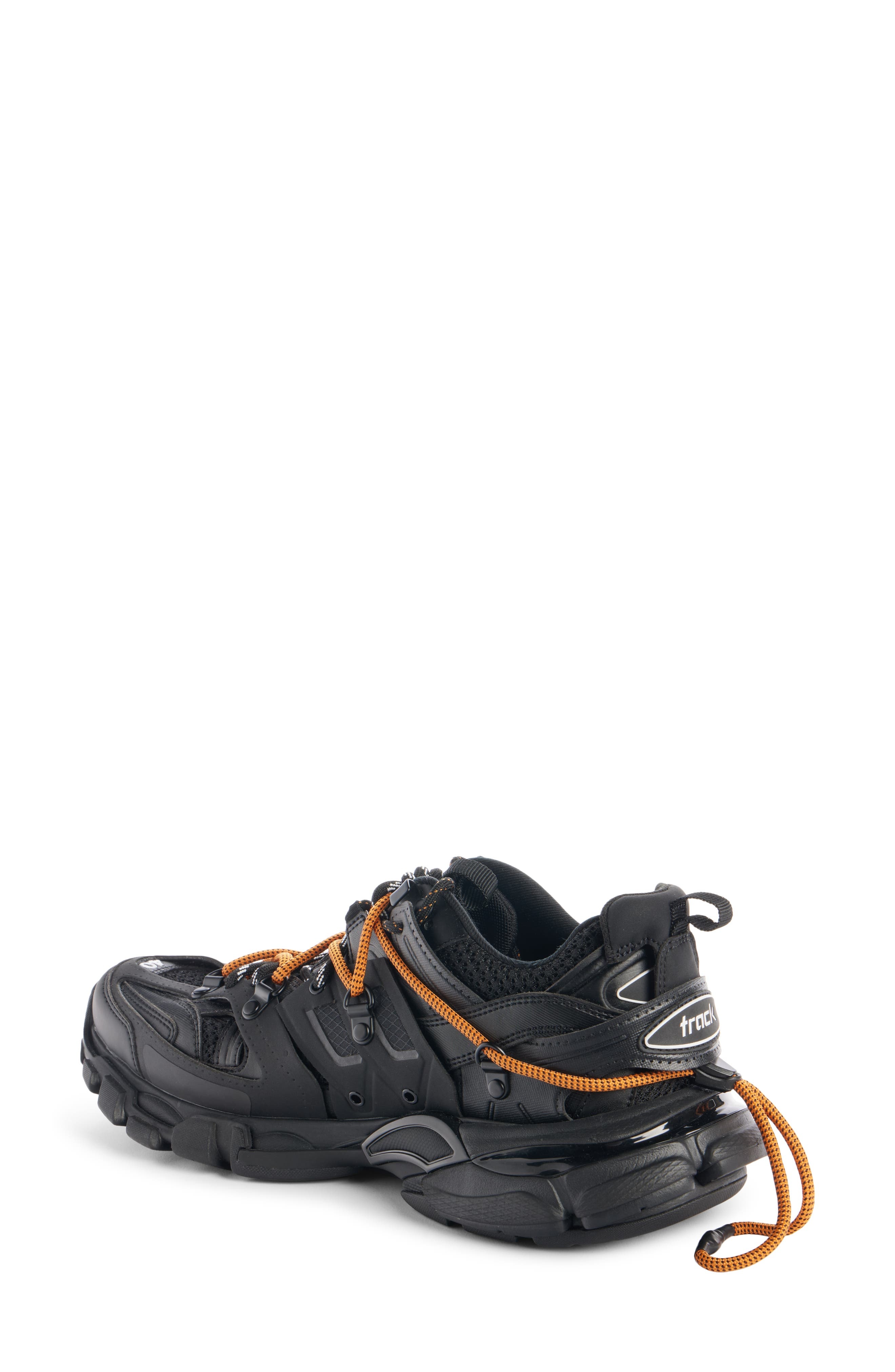 Balenciaga Track Trail Sneaker in Black /Orange at Nordstrom - 2