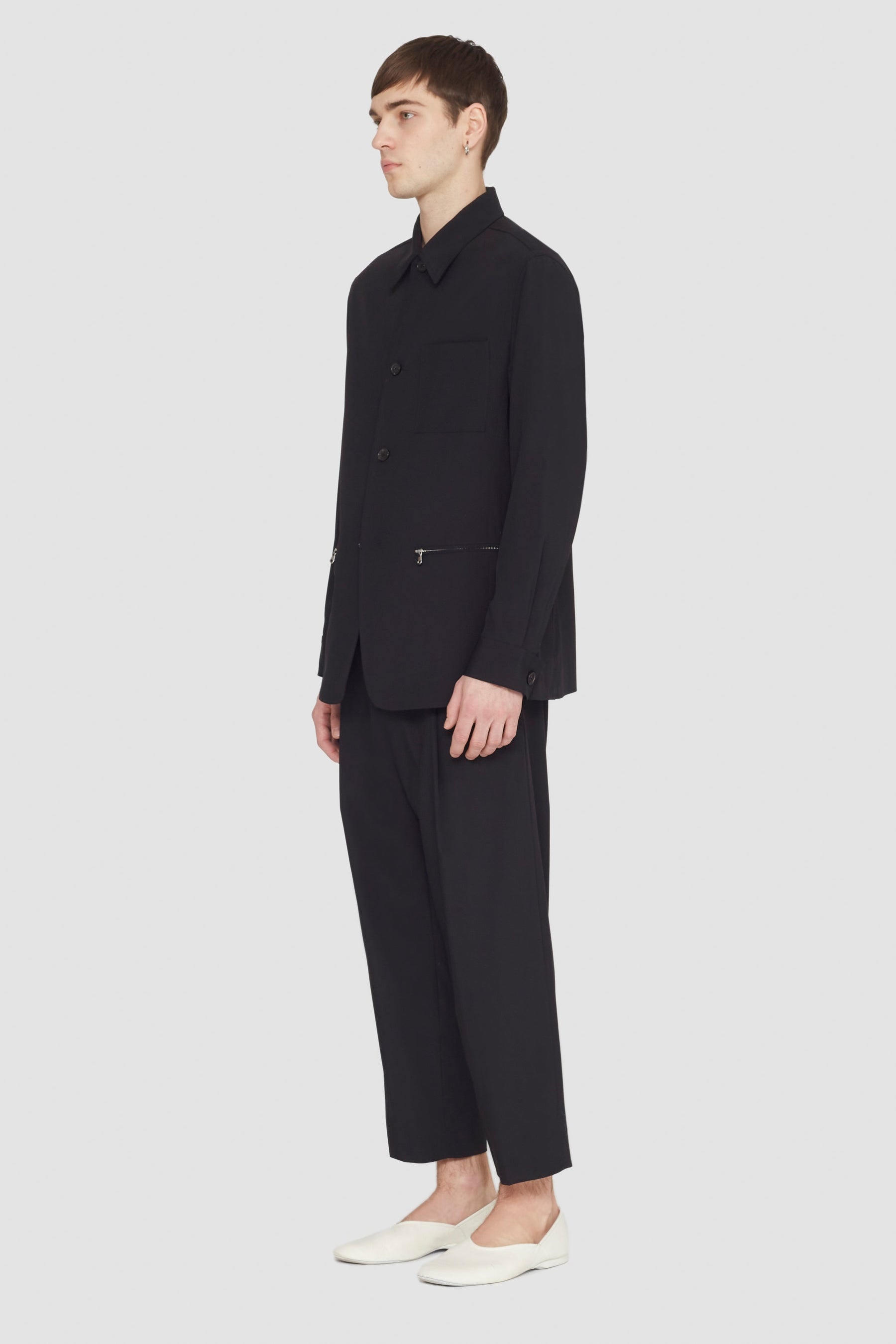 Wool Blend Coach Jacket - 3