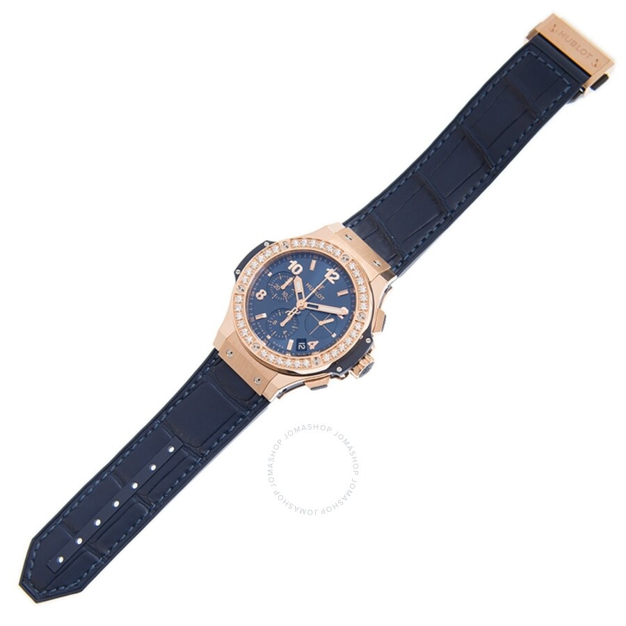 Hublot Big Bang Chronograph Automatic Diamond Blue Dial Men's Watch 341.PX.7180.LR.1204 - 3