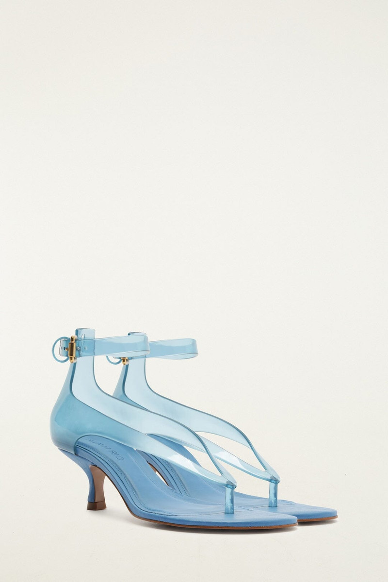 FARM RIO Blue Jelly Heeled Sandal outlook