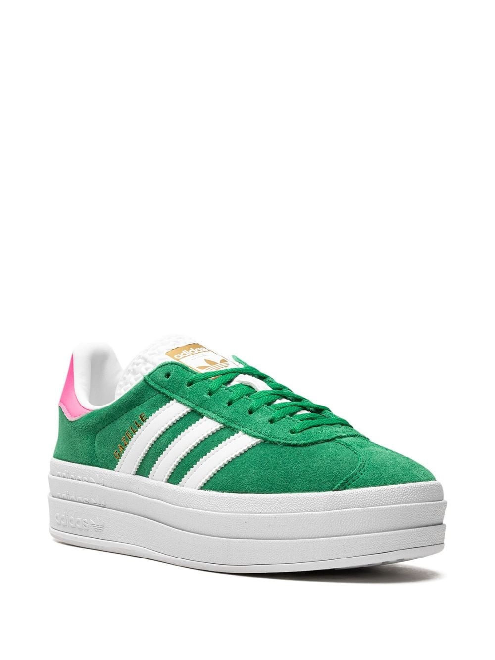 Gazelle Bold "Green/Lucid Pink" sneakers - 2