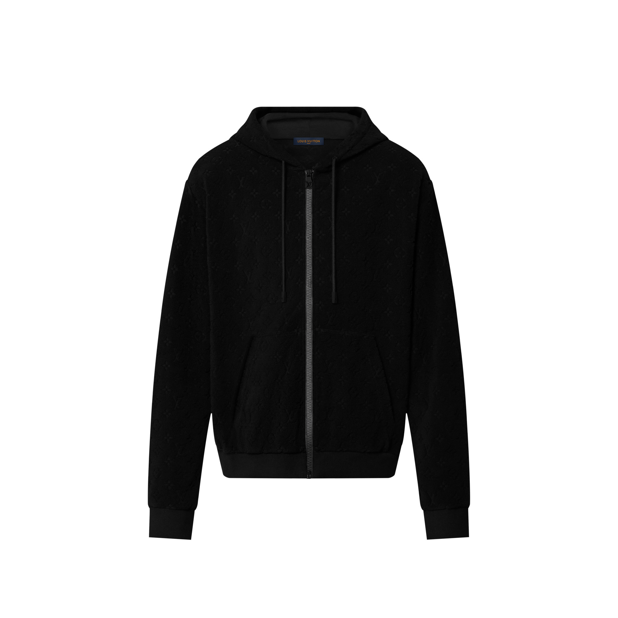 Monogram Terry Zip-Through Hoodie - 1