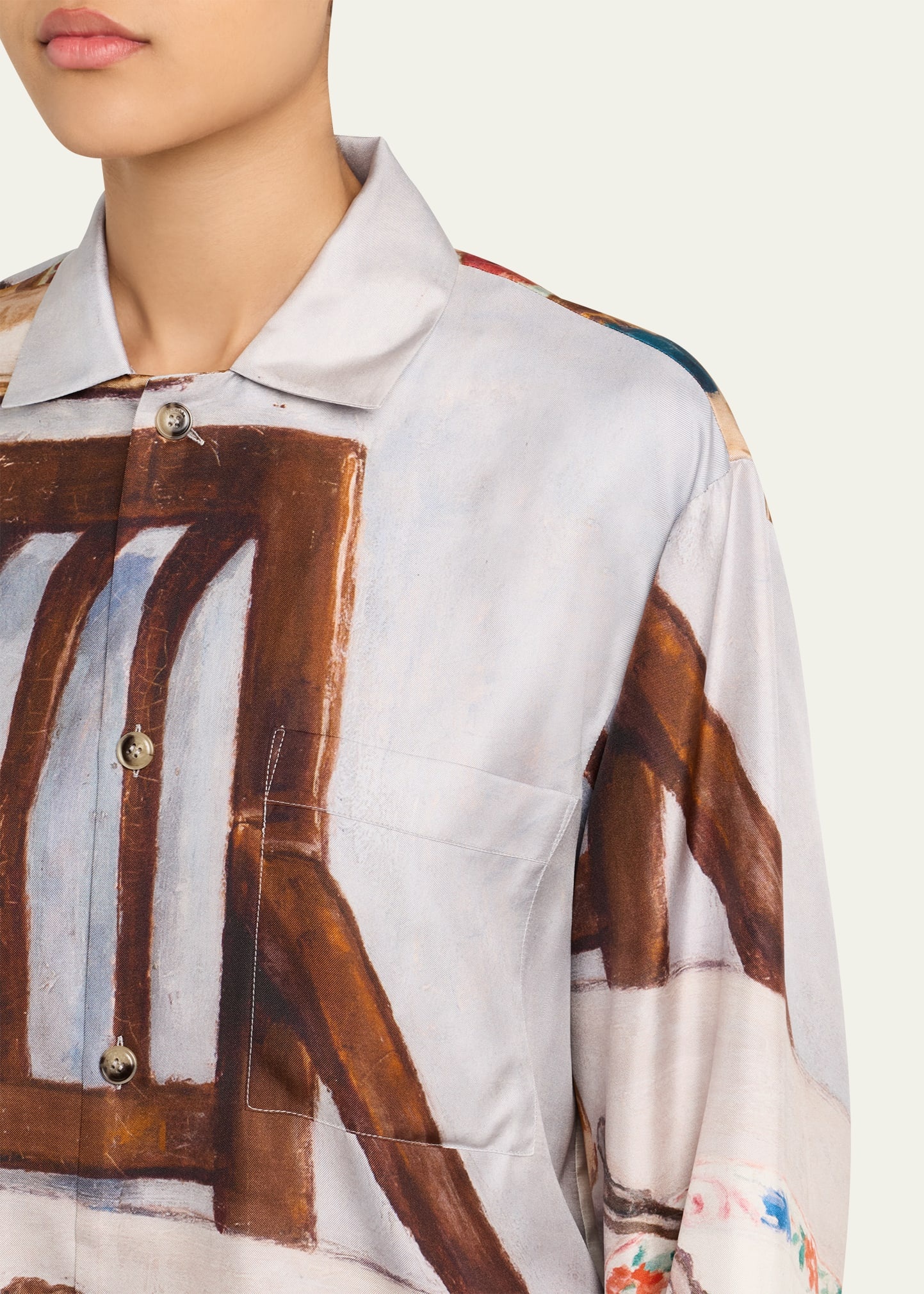 Sebler Silk Twill Shirt - 5