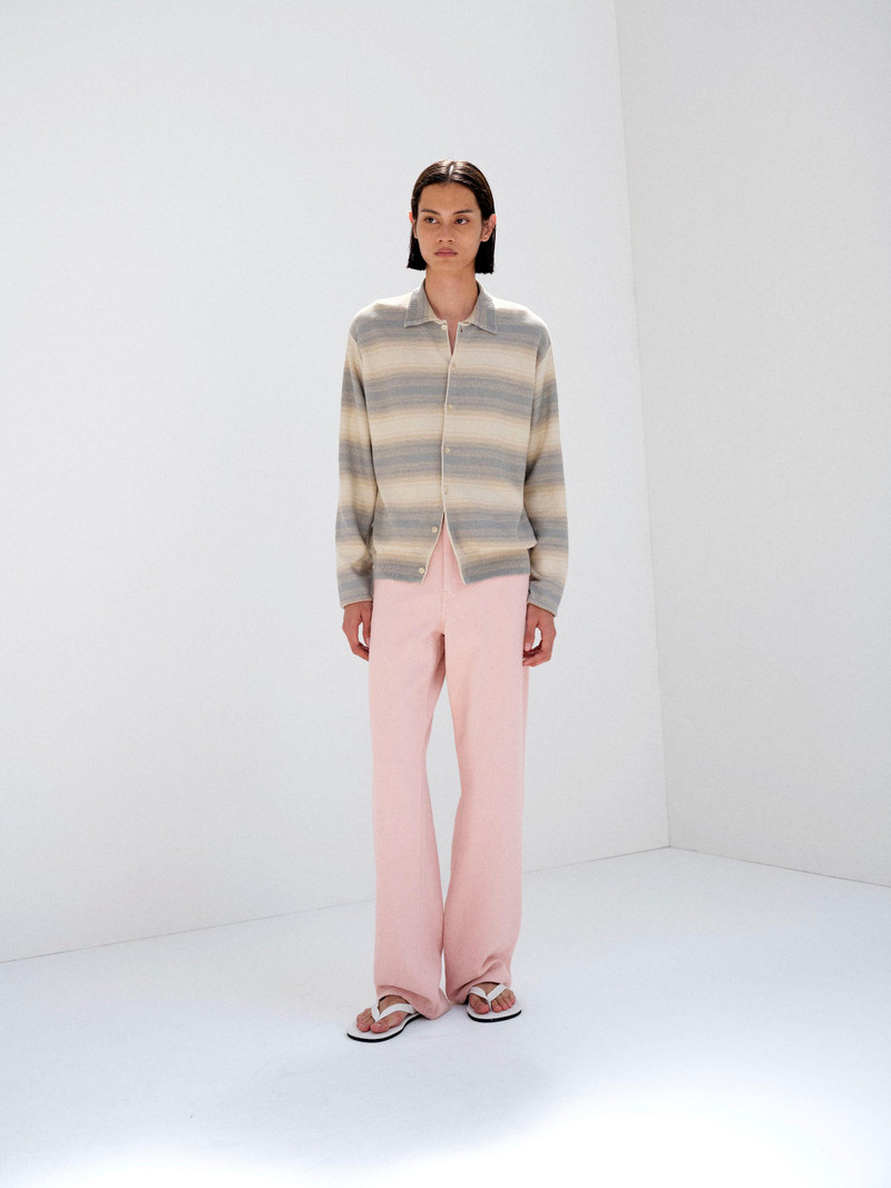 AURALEE SILK NEP DENIM 5P WIDE PANTS outlook