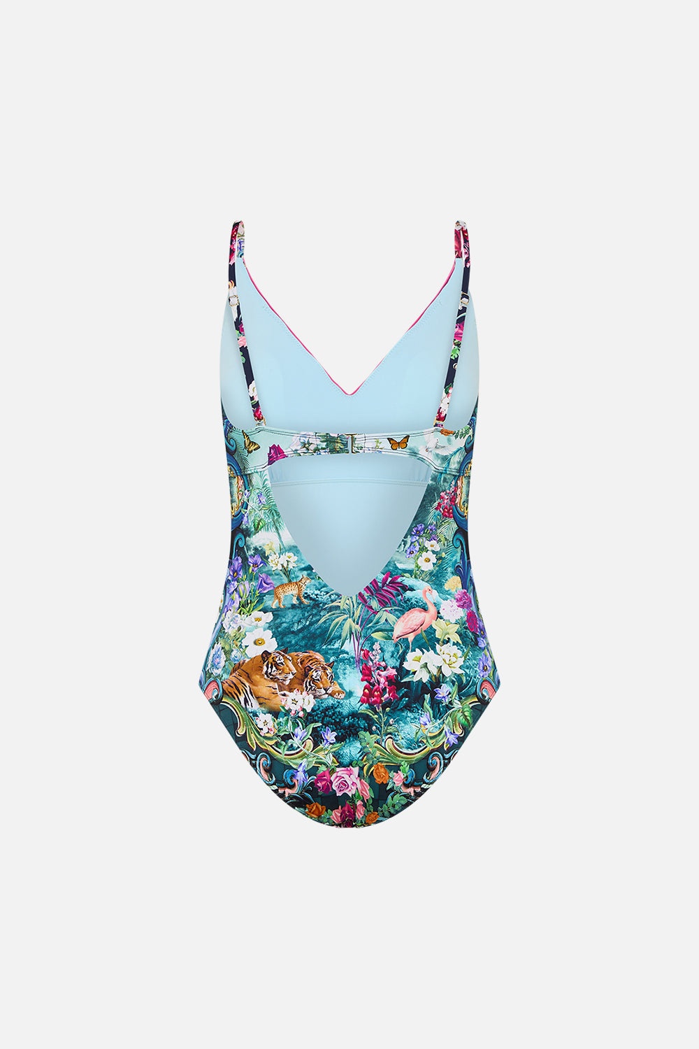 V NECK UNDERWIRE ONE PIECE WITH BACK CLIP - 6