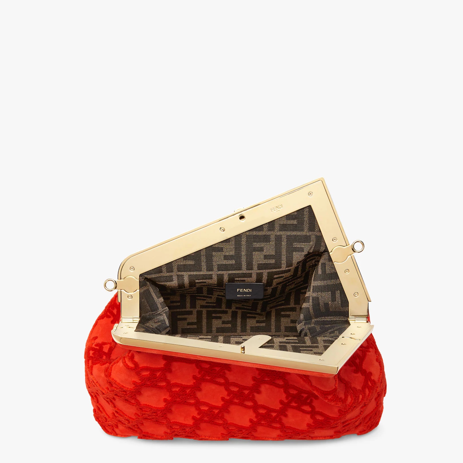 Red suede bag - 4