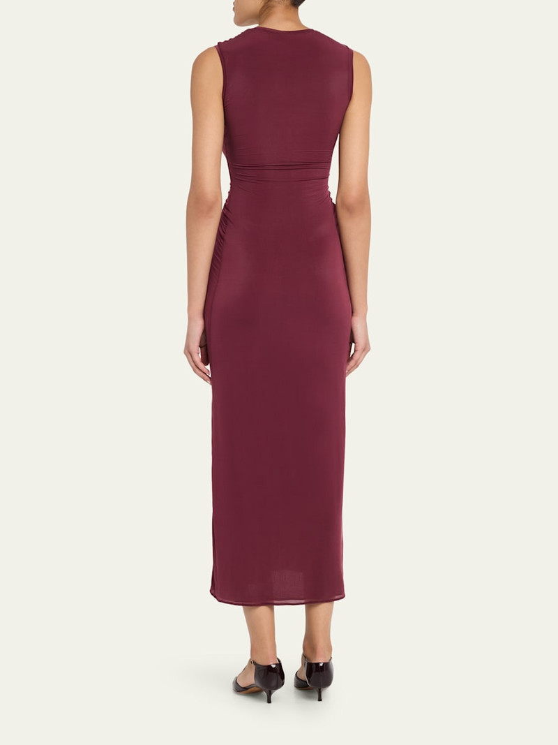 Gisela Sleeveless Ruched Jersey Dress 3