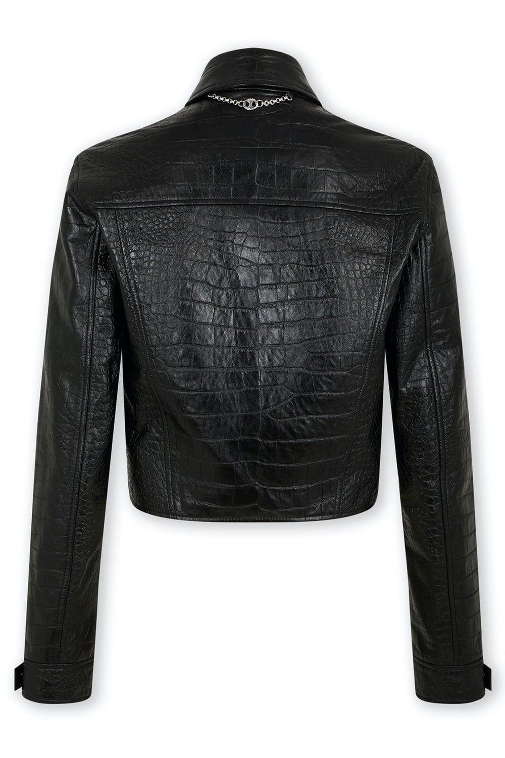 Embossed Crop Jacket - 3