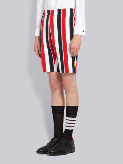 Thom Browne Multicolor Stripemid Rise Suit Short outlook