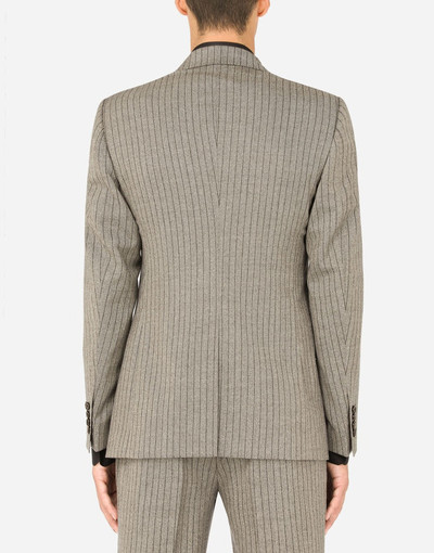 Dolce & Gabbana Pinstripe stretch wool Sicilia-fit jacket outlook