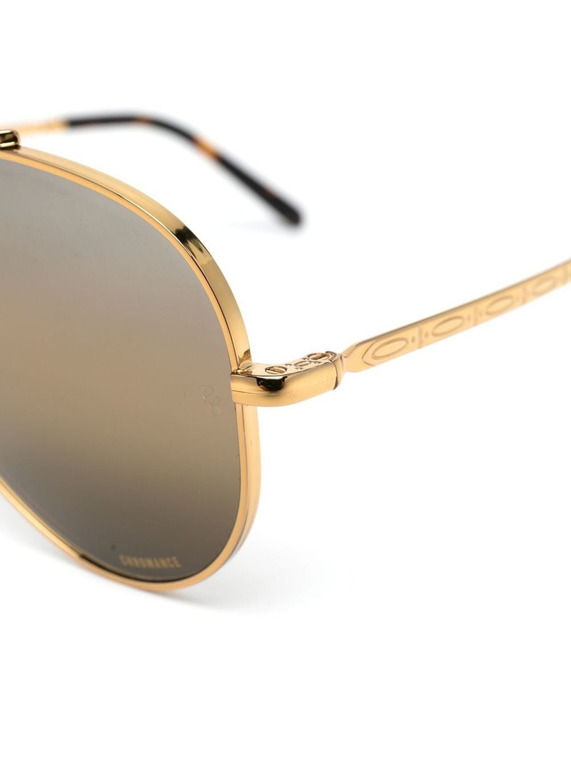 mirrored-lens aviator sunglasses 3