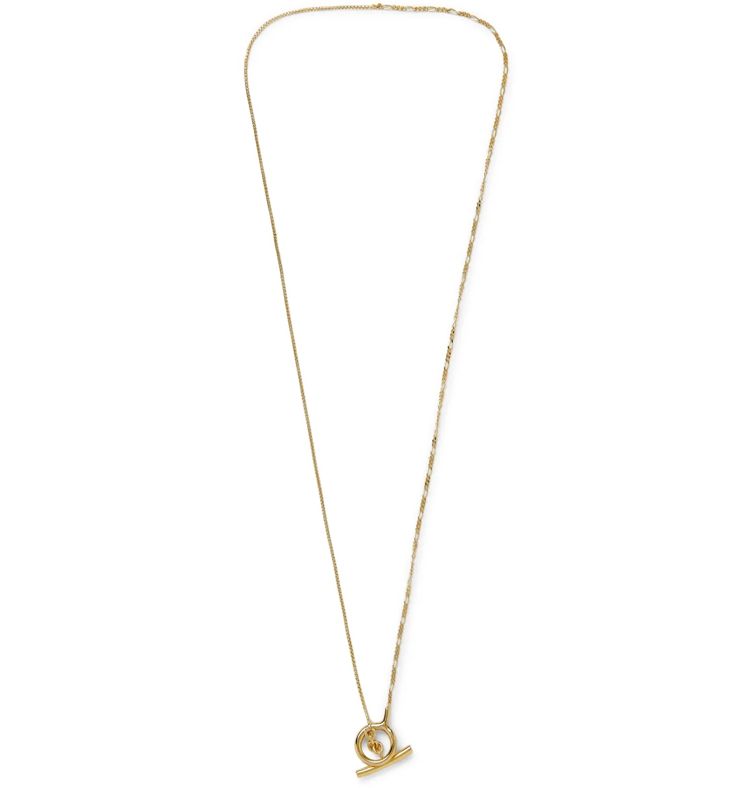 Gold-Tone Silver Necklace - 1