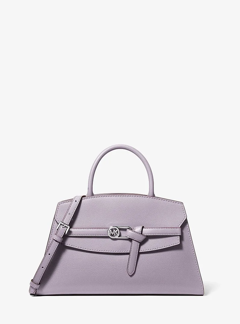 Greta Medium Leather Satchel - 1