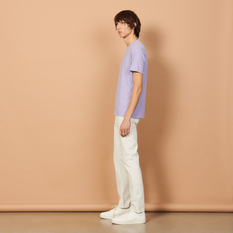 T-shirt with logo embroidery 4