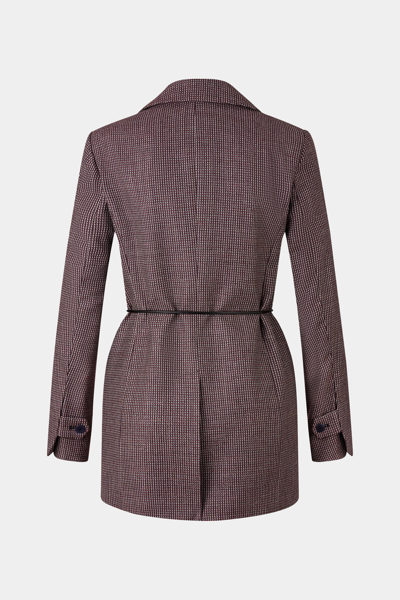 Blazer Amande in Wine red/navy blue - 9