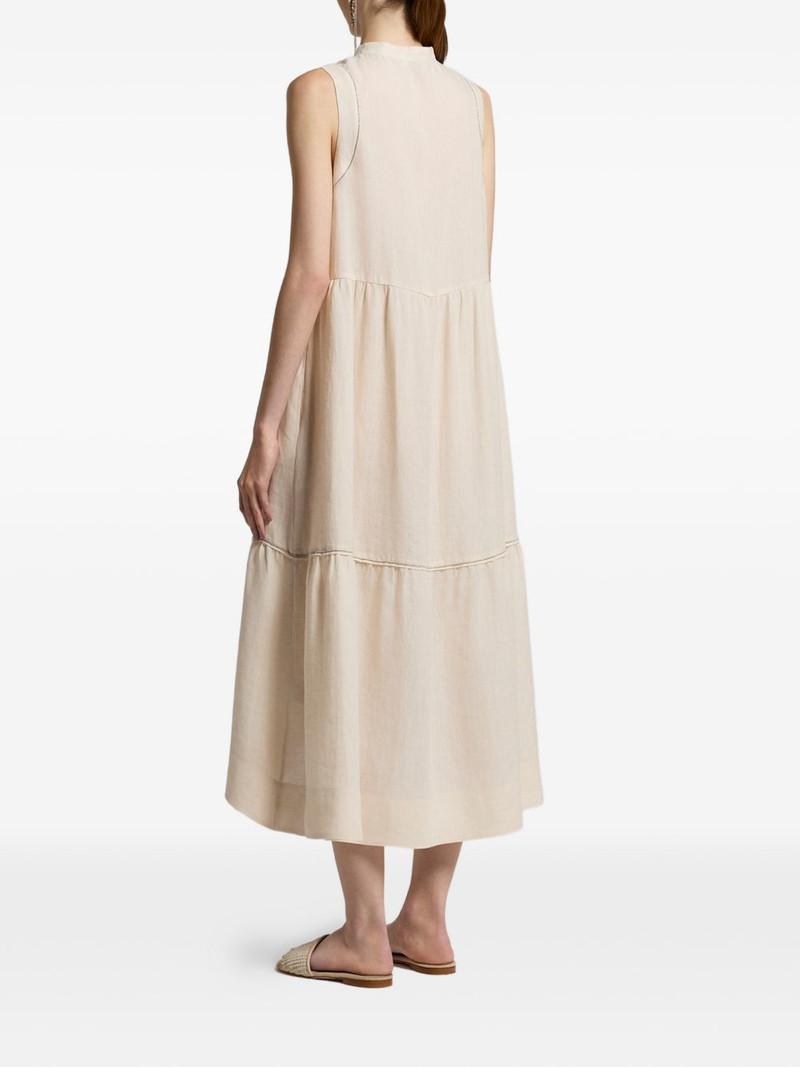 tiered sleeveless asymmetric dress 3