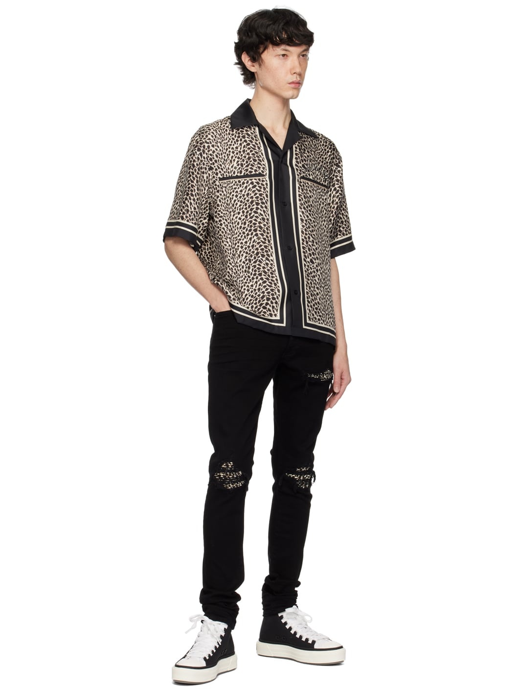 Black Leopard MX1 Jeans - 4