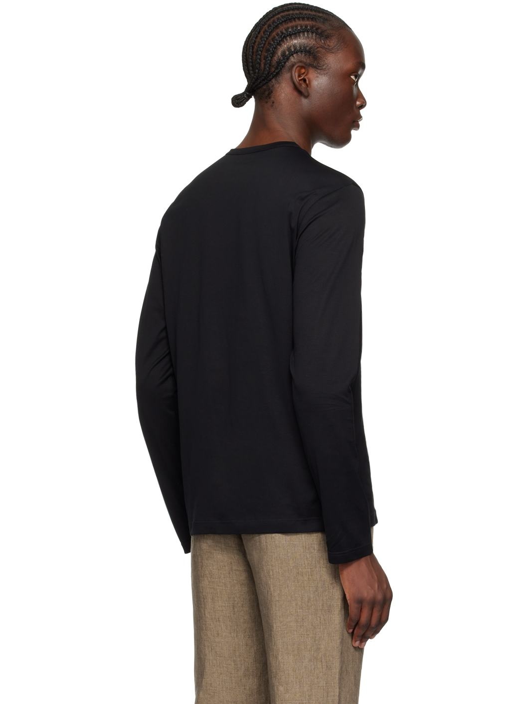 Black Classic Long Sleeve T-Shirt - 3