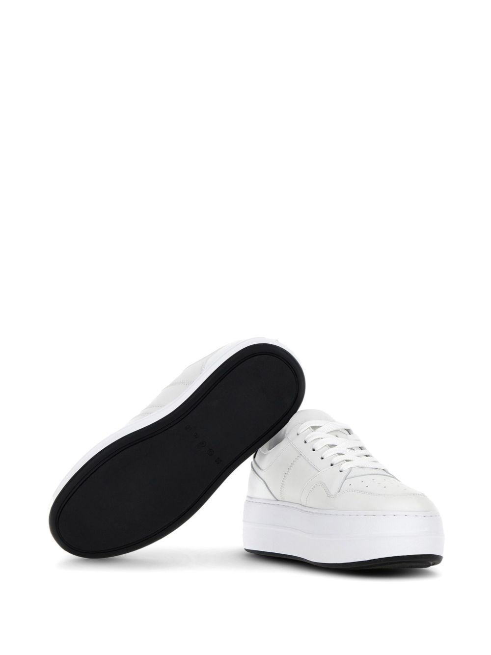 H670 flatform leather sneakers - 4