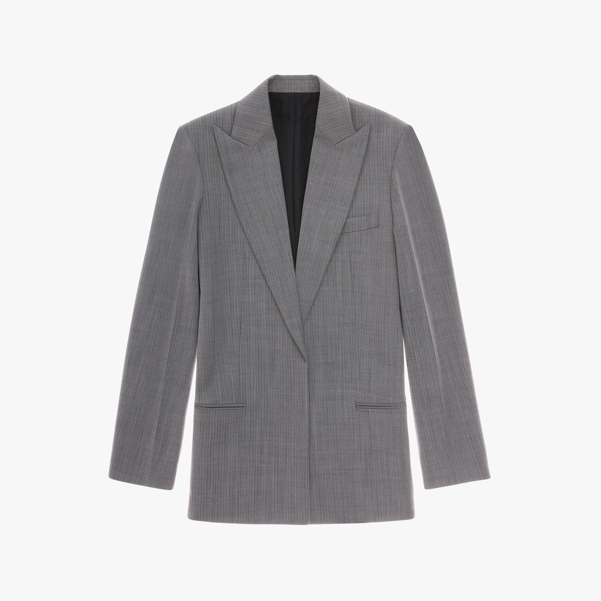 PEAK LAPEL BLAZER - 1