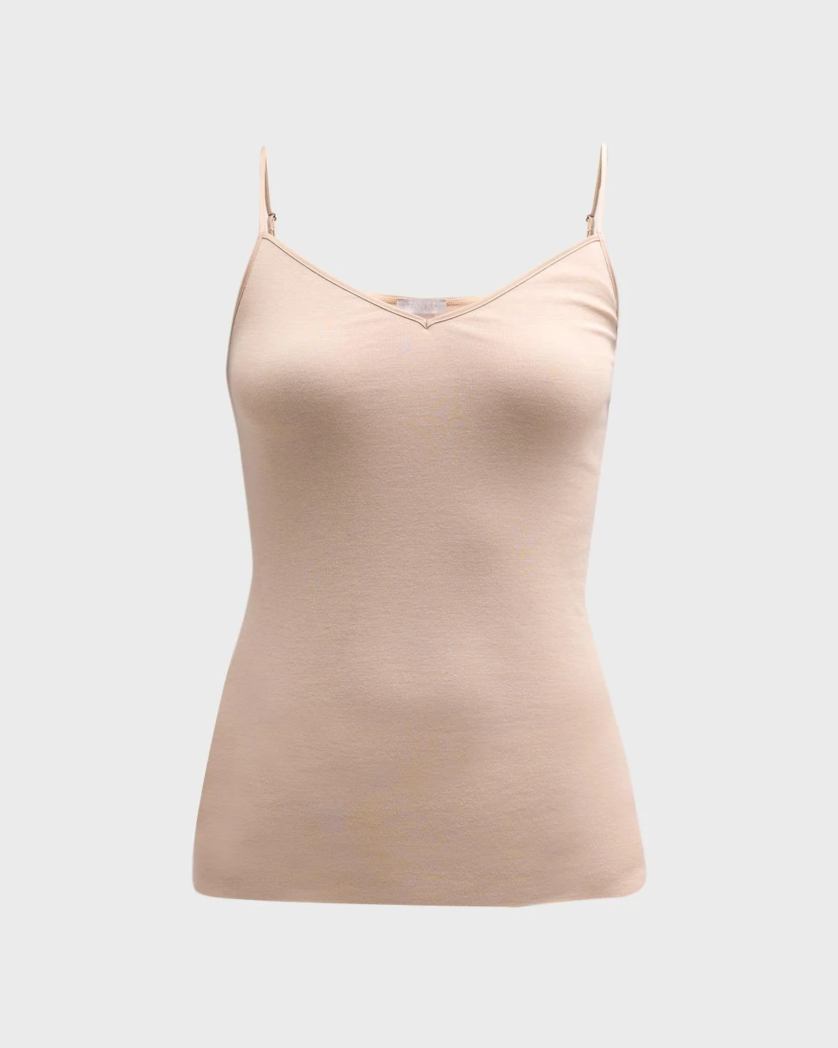 Seamless Cotton V-Neck Camisole - 1