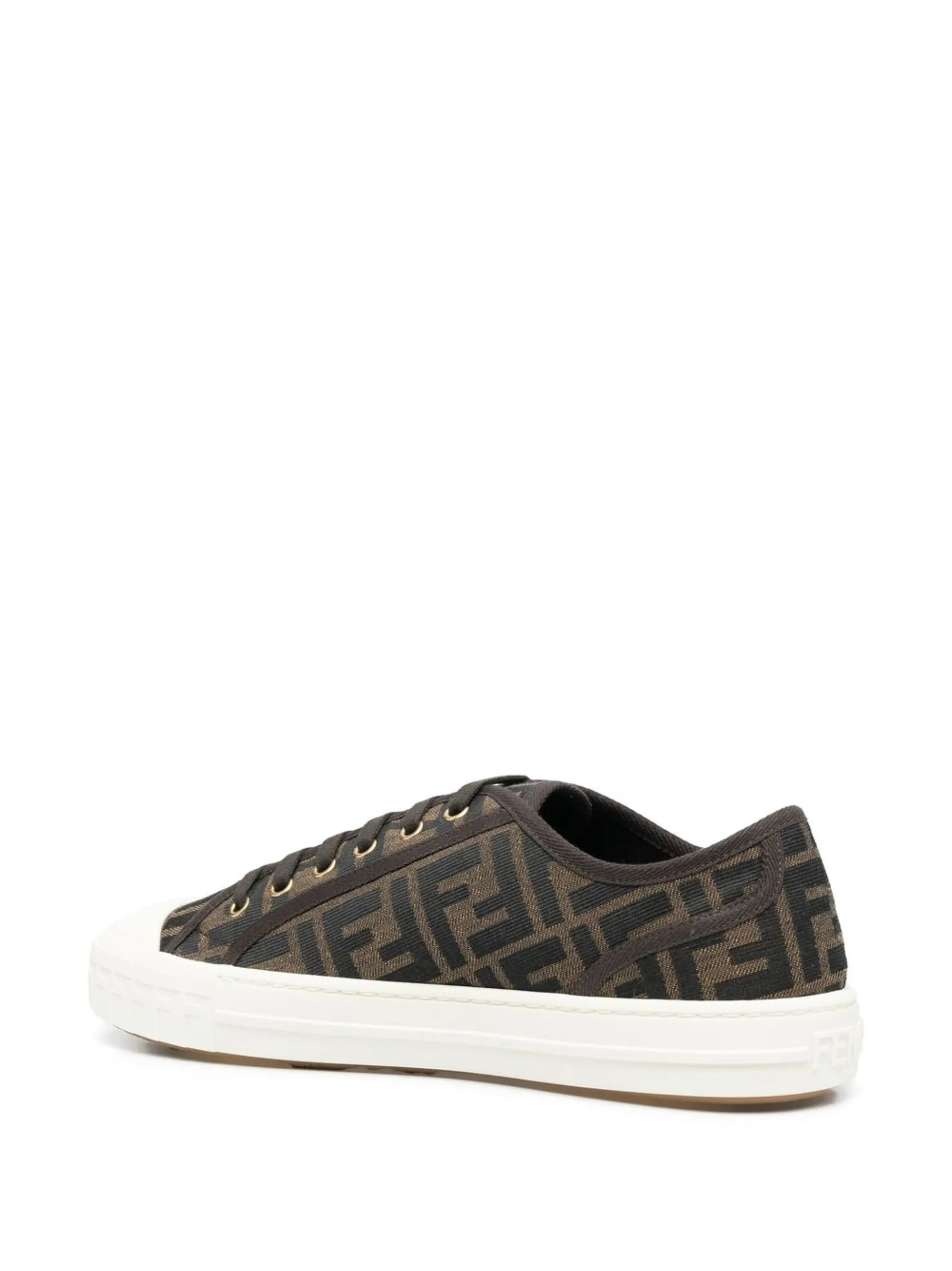 Jacquard-logo Low-top Sneakers - 2