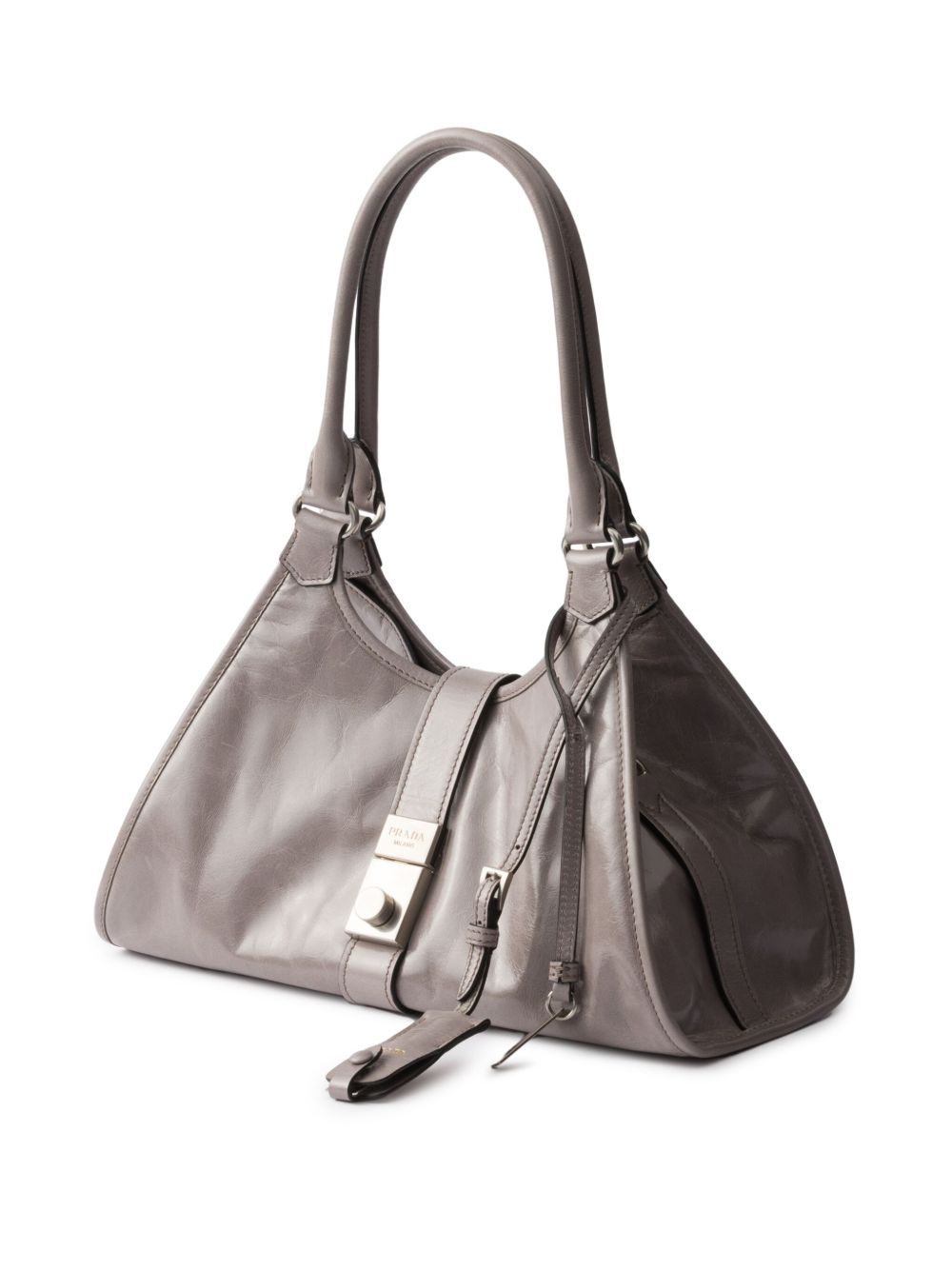medium leather tote bag - 3