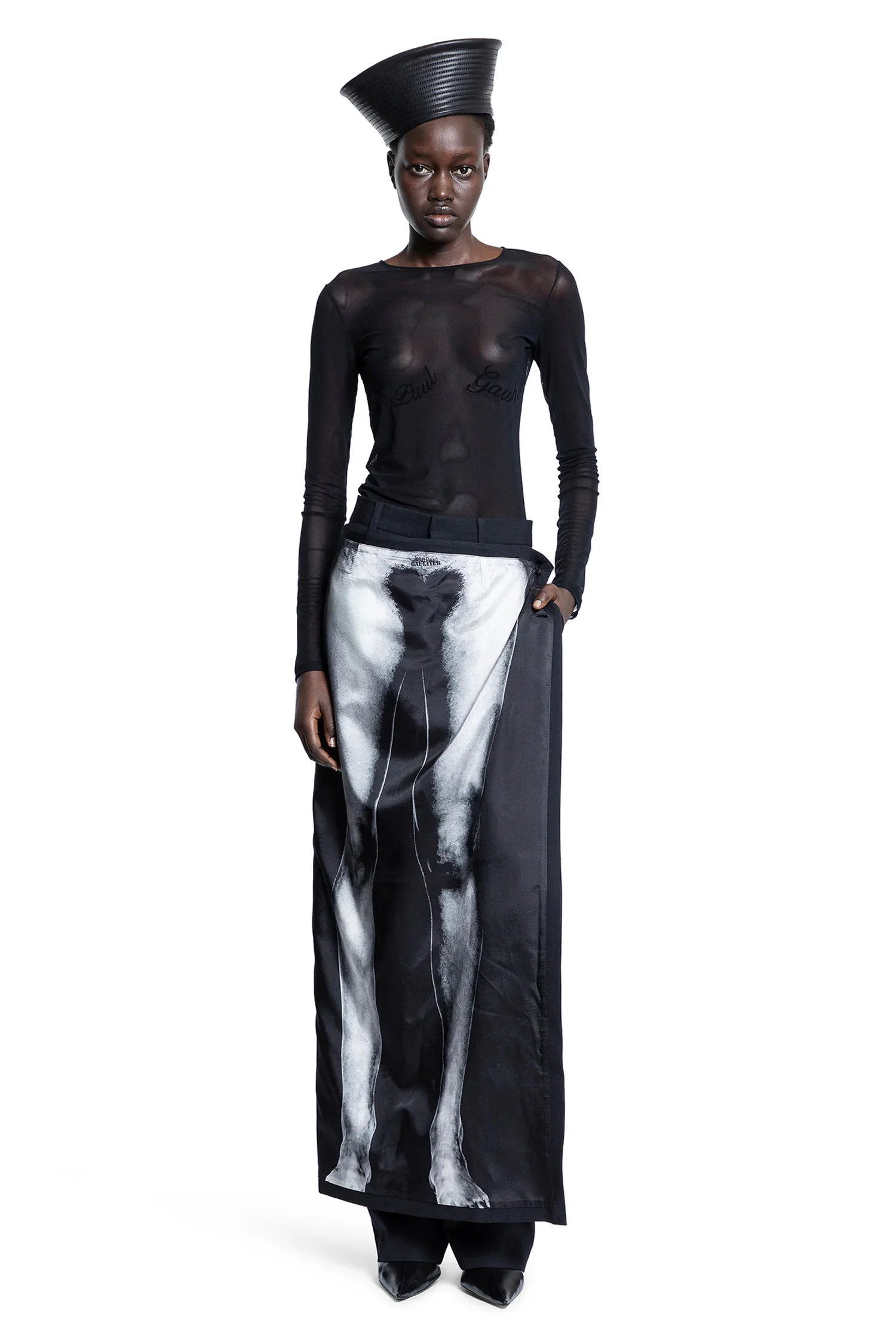 The-Jean-Paul-Gaultier-Flocked-Top - 4